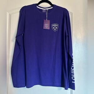 Purple Louisville Long Sleeve Shirt
